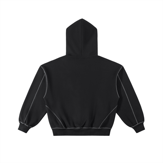 CONTRAST TRACKSUIT ZIP HOODIE