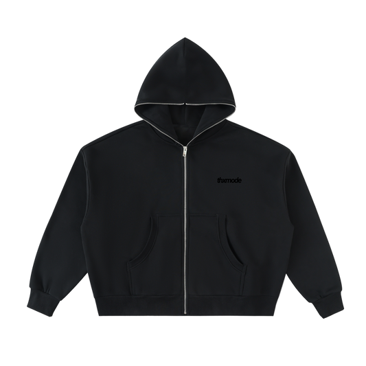 BOXY FULL-ZIP HOODIE